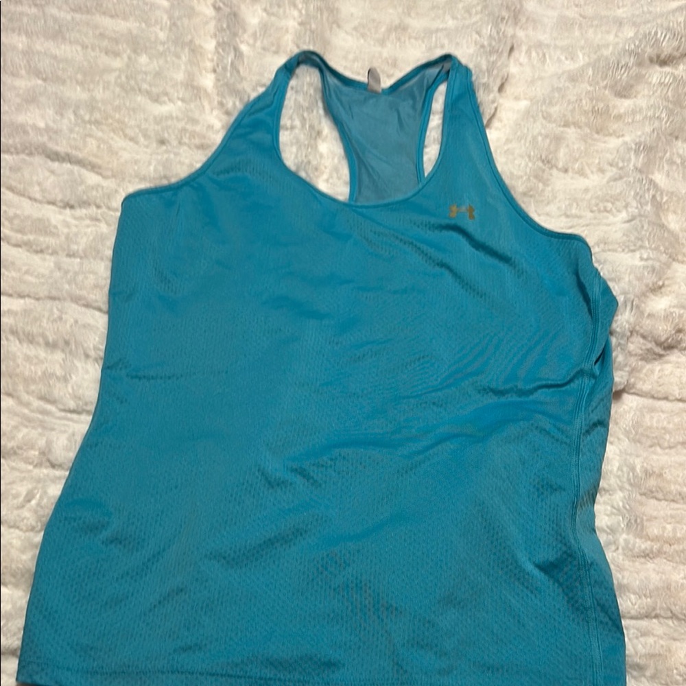 Under Armor blue tank Large